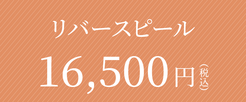 リバースピール16500円