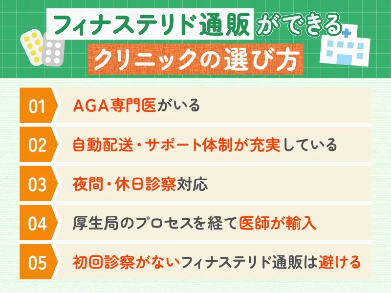 フィナステリド_通販_選び方