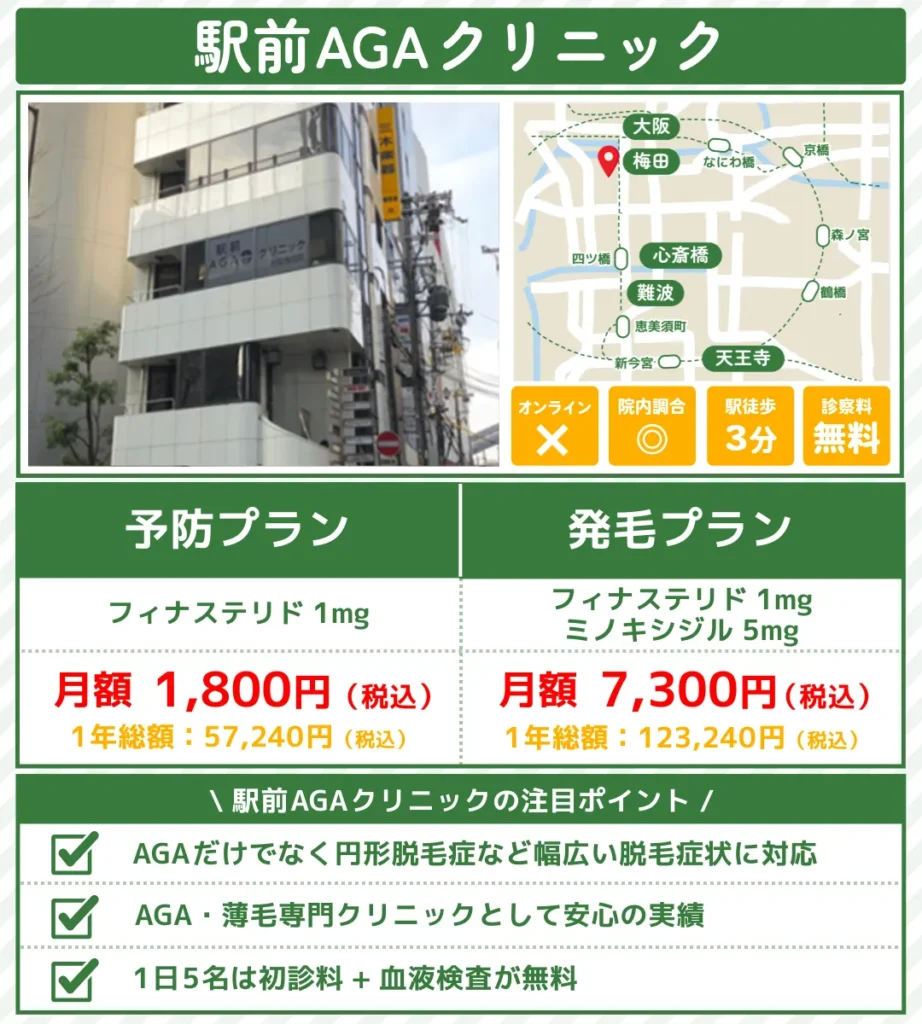 AGA治療_大阪_駅前AGAクリニック