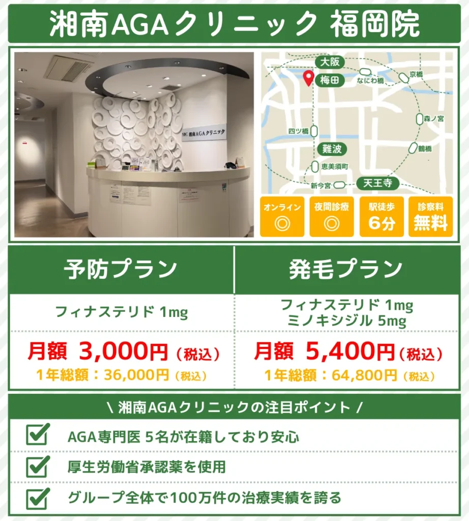 aga治療_福岡_湘南agaクリニック福岡院