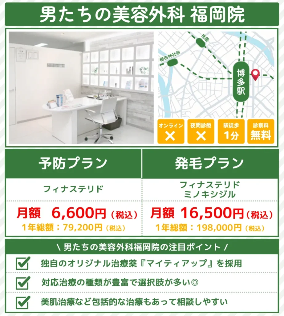 aga治療_福岡_男たちの美容外科福岡院
